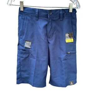Urban Pipeline Blue Cargo Shorts Knee Length School Uniform Boys Youth Size 12